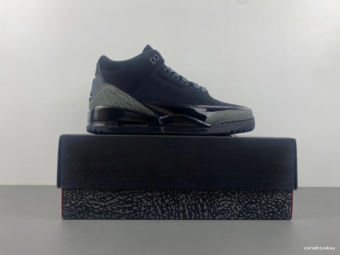 Retro CK9246-168 Jordan Air 3 Black Cat 1024